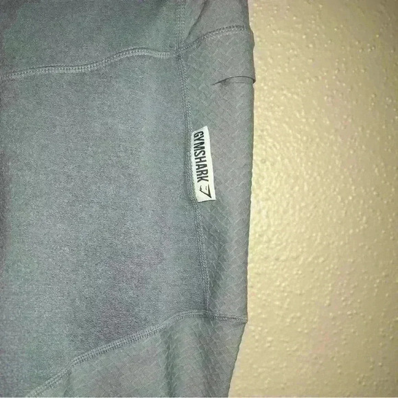 Gymshark True Texture Workout Leggings in Periwinkle Steel Blue Medium - Picture 7 of 7